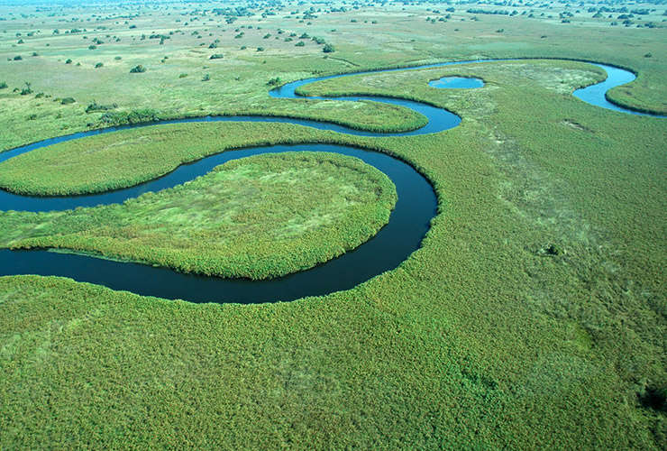 Ghé thăm Đồng bằng Okavango thơ mộng khi du lịch Châu Phi