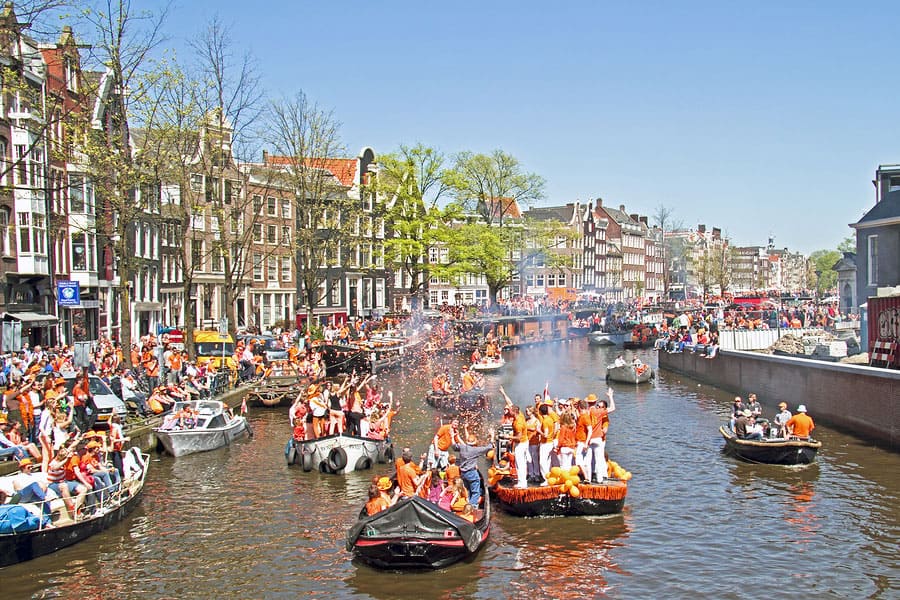 du lịch hà lan Lễ hội Queen’s Day