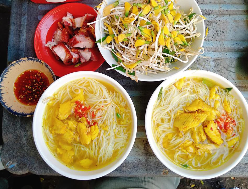 ẩm thực an giang Bún cá Long Xuyên - món ăn bình dân trong ẩm thực An Giang