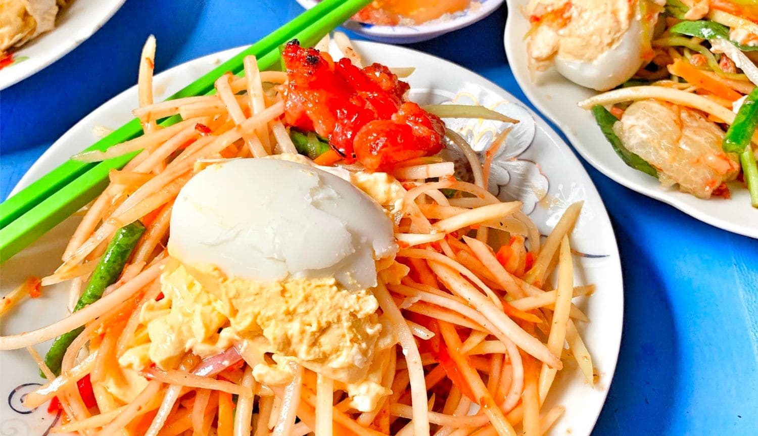ẩm thực an giang Gỏi đu đủ đâm Tri Tôn - Hương vị dân dã tại An Giang