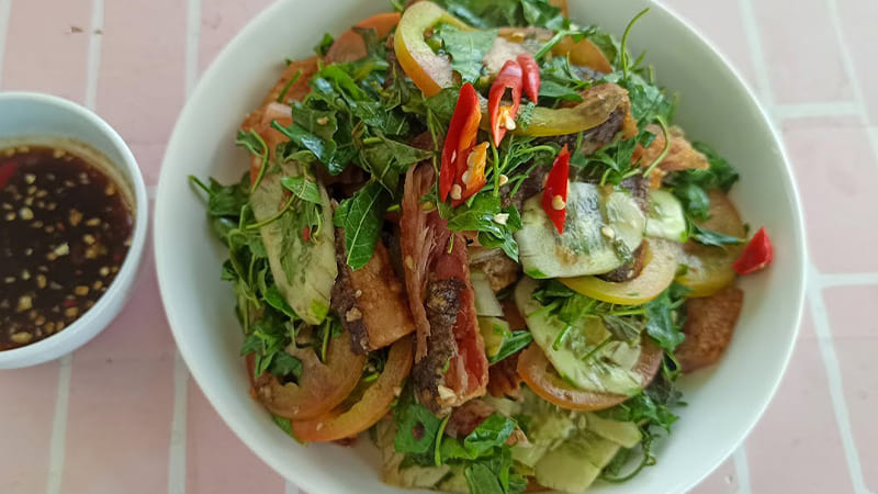 ẩm thực an giang Gỏi sầu đâu - món ăn không thể bỏ lỡ trong hành trình khám phá ẩm thực An Giang