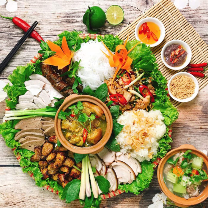 ẩm thực an giang Thịt bò bảy món - món ăn độc đáo của vùng núi Sam Châu Đốc