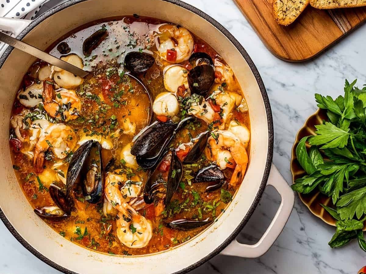 ẩm thực pháp Soup Hải Sản Kiểu Pháp Bouillabaisse - món ăn tinh hoa của ẩm thực Pháp