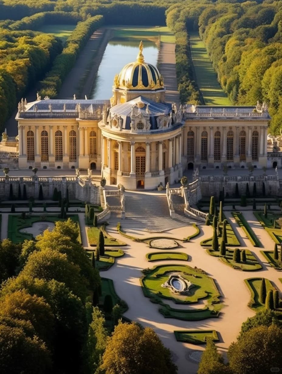 du lịch pháp tự túc Mê mẩn trước vẻ đẹp lộng lẫy của Lâu đài Versailles của nước Pháp