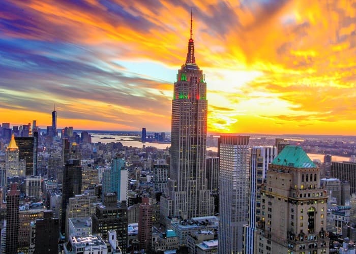 du lịch mỹ tự túc Chiêm ngưỡng Tòa nhà Empire State hoành tráng tại New York
