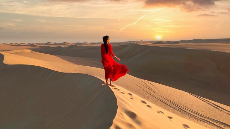 sa mạc sahara Bình minh và hoàng hôn trên sa mạc Sahara là khoảnh khắc tuyệt vời để có những thước ảnh đẹp