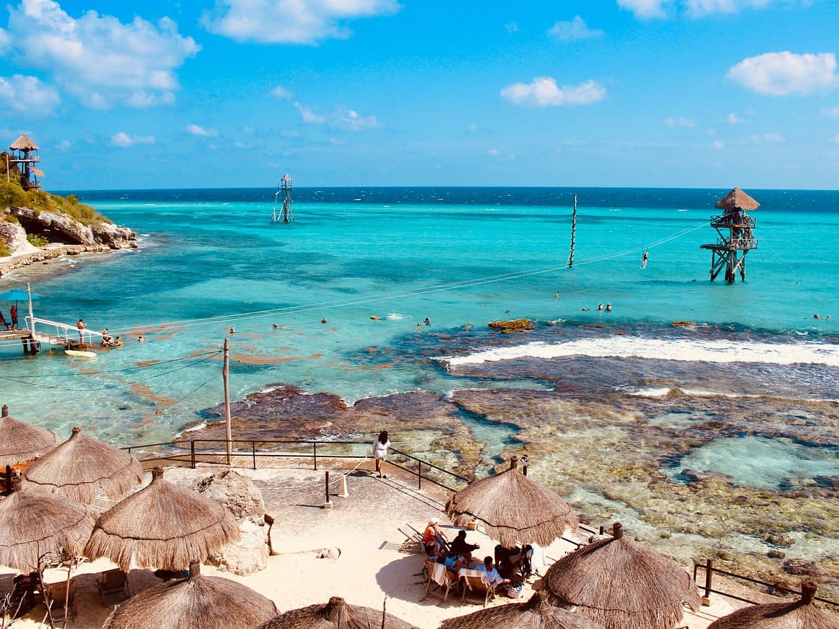 du lịch cancun Đến công viên Garrafon chiêm ngưỡng toàn cảnh ra biển Caribbean