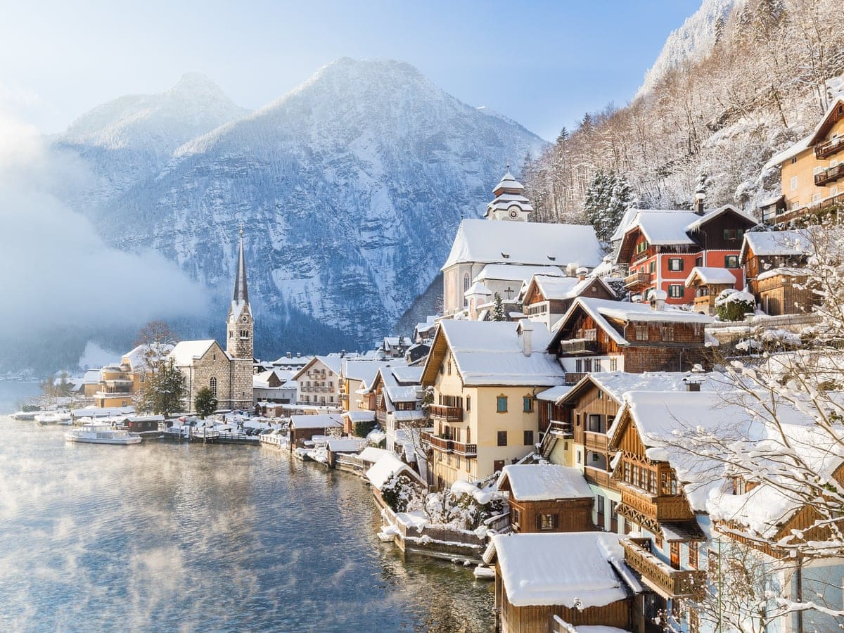 du lịch mùa đông nước ngoài Ngắm nhìn Hallstatt vào những ngày đông - ngôi làng bên hồ đẹp nhất nước Áo