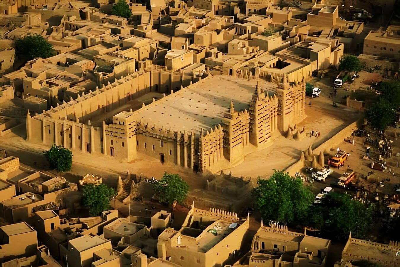 Thành phố Djenné ở miền trung đất nước Mali