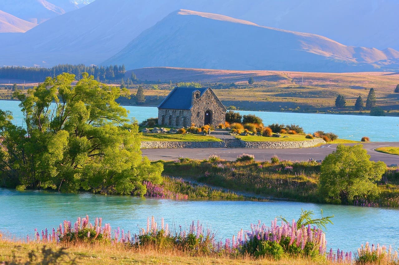 tekapo lake Tekapo Lake - bức tranh thiên nhiên hoàn mỹ ở New Zealand