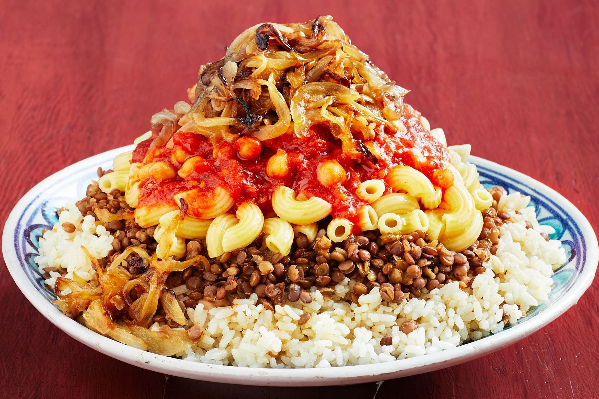 ẩm thực châu phi Koshari - món ăn yêu thích của người dân Ai Cập