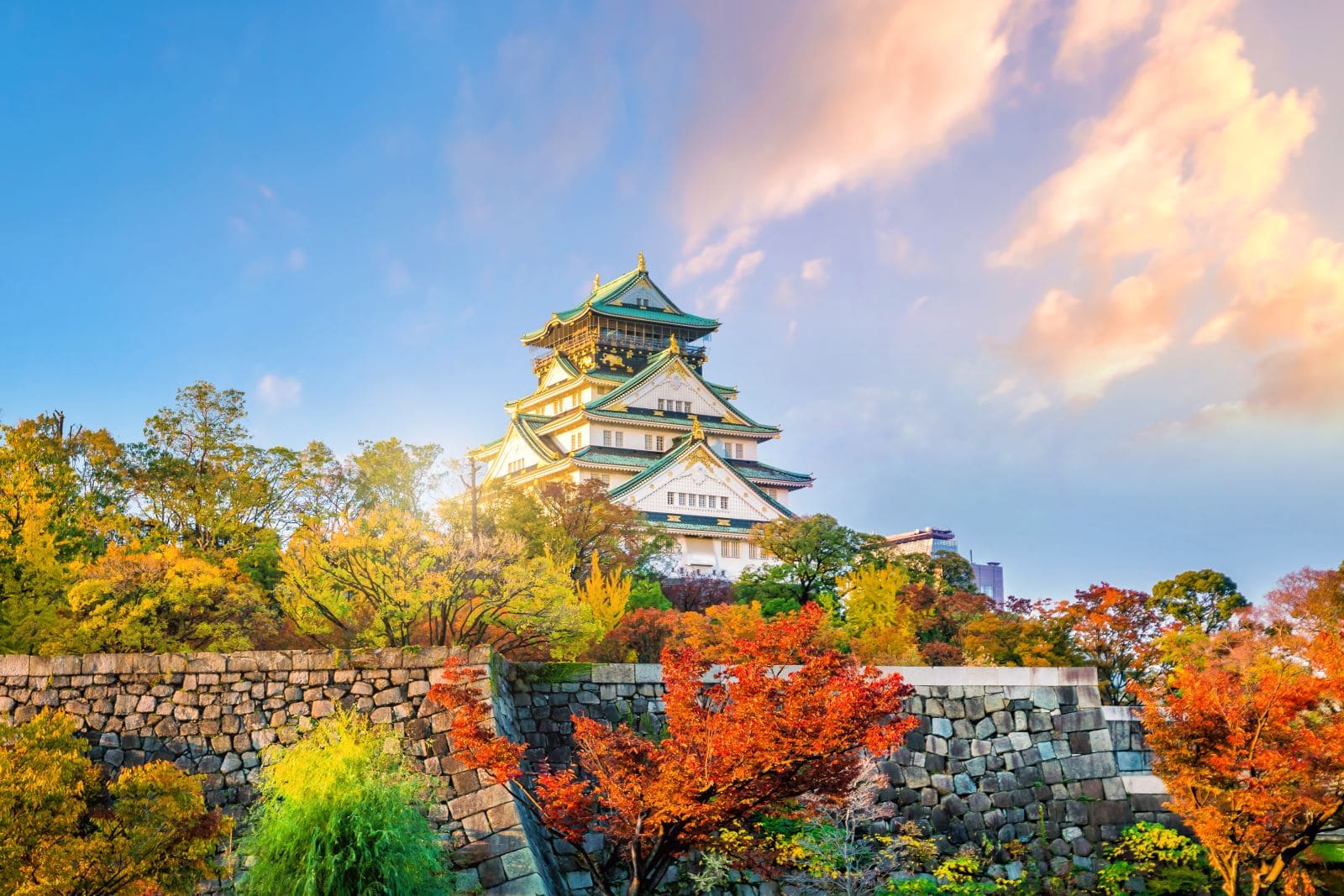lâu đài osaka Ngắm nhìn vẻ đẹp rực rỡ của lâu đài Osaka