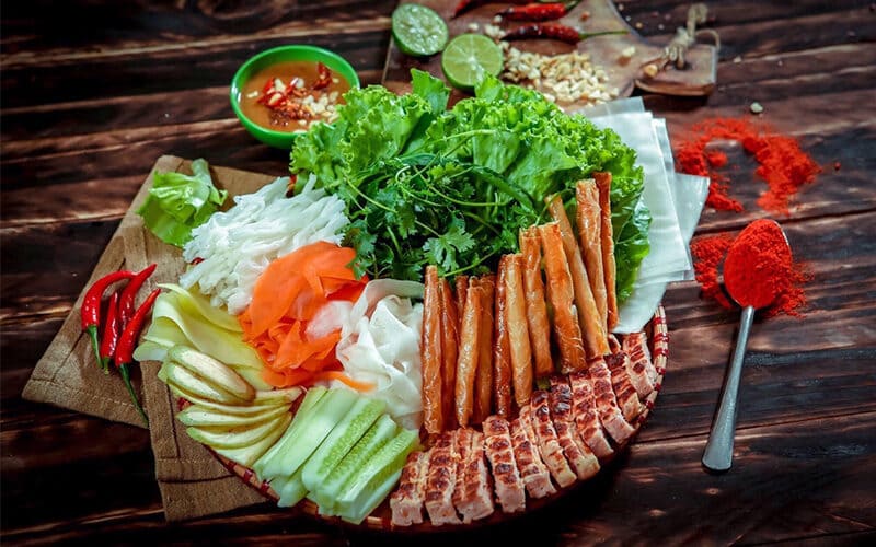 du lịch đà lạt Du lịch Đà Lạt không thể bỏ lỡ món nem nướng thơm ngon