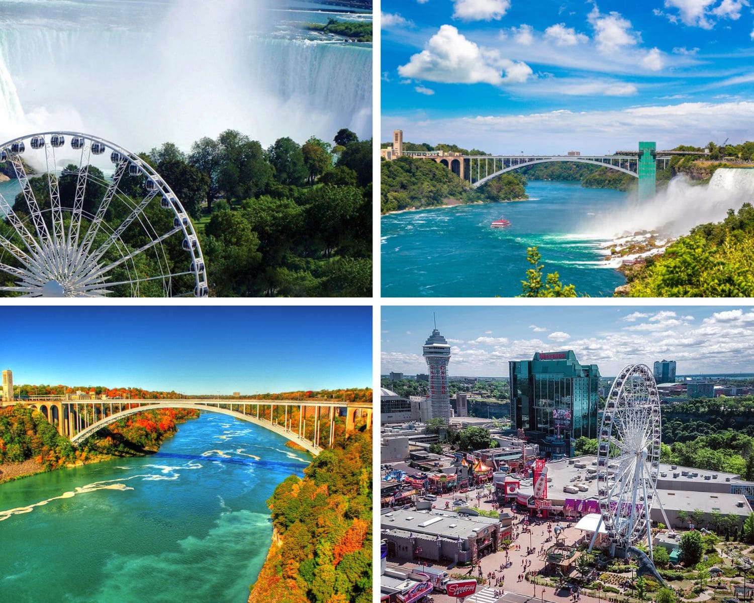 Trải nghiệm góc nhìn hoàn toàn mới về thác Niagara qua Niagara SkyWheel và Rainbow Bridge