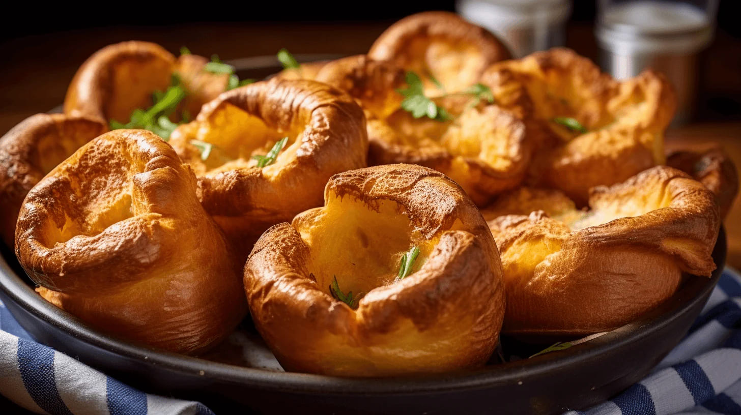 ẩm thực anh Yorkshire Pudding được nhiều gia đình ở Anh yêu thích nhất