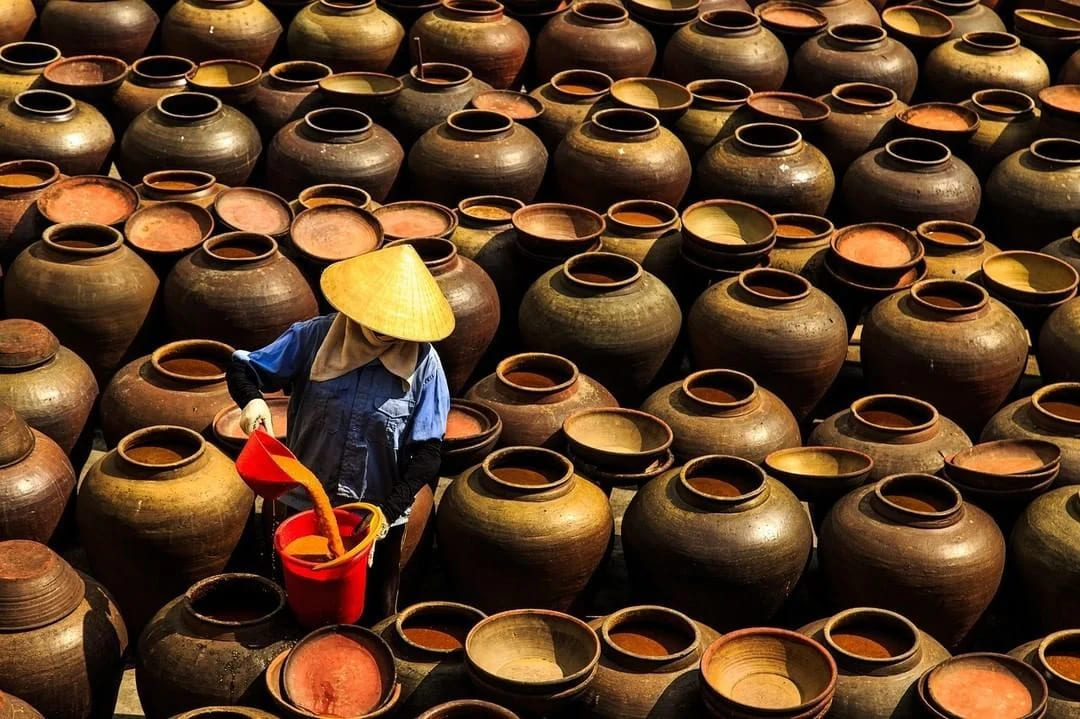 Làng nghề tương Bần Hưng Yên truyền thống, mang đậm hương vị đặc trưng