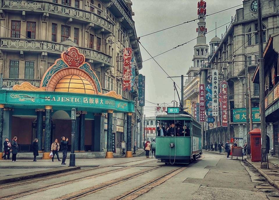 du lịch thượng hải Phim trường Chedun tái hiện Thượng Hải xưa với bối cảnh hoành tráng