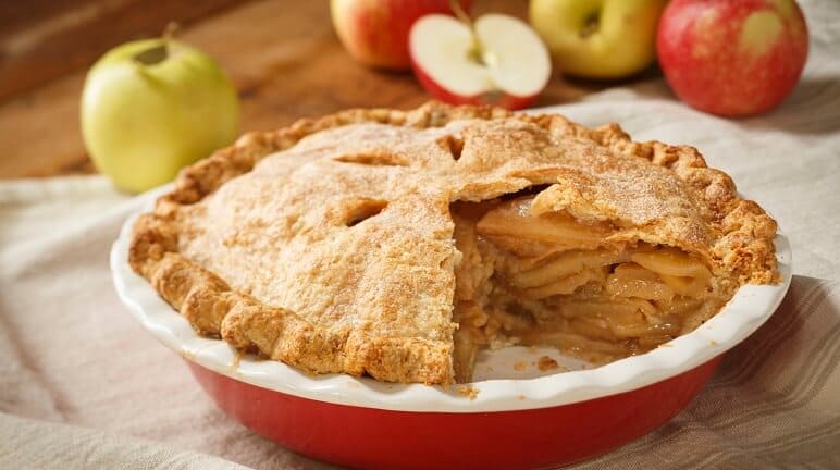 du lịch bờ đông nước mỹ Bánh táo (Apple Pie) – món tráng miệng kinh điển mang hương vị ngọt ngào của nước Mỹ