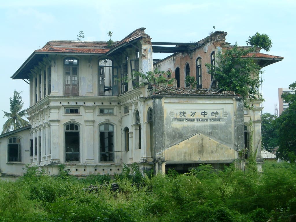 địa điểm ma ám du lịch malaysia Trường Shih Chung, Penang – ngôi trường bỏ hoang nhuốm màu huyền bí
