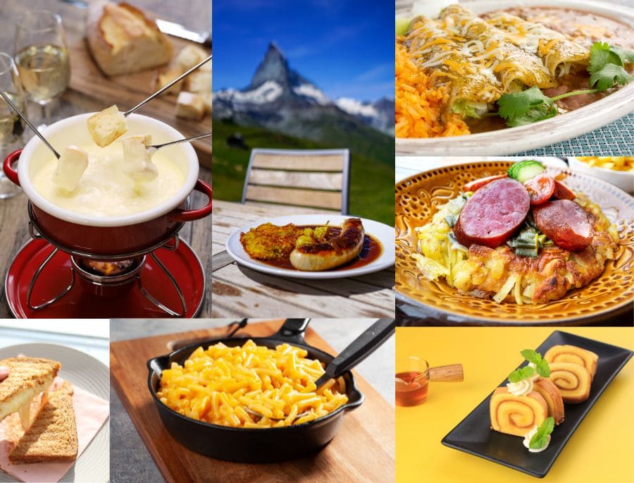 chi phí du lịch thụy sĩ Ẩm thực Thụy Sĩ có giá cao, nhưng có thể tiết kiệm bằng đồ siêu thị hoặc quán bình dân