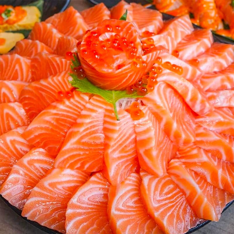 Cá hồi vân Tây Bắc thịt chắc, ngọt tự nhiên và hương vị thơm ngon đặc trưng