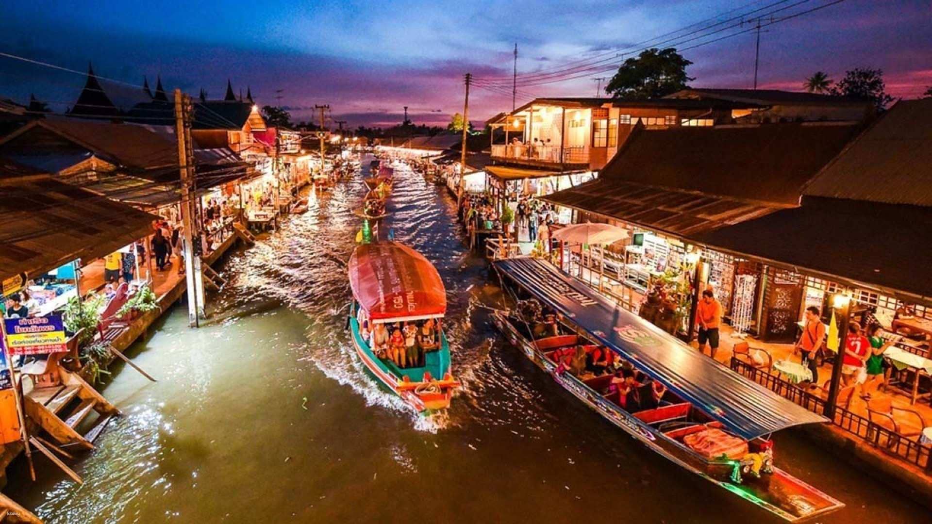 Chợ nổi Amphawa mang đậm nét văn hóa sông nước truyền thống Thái Lan