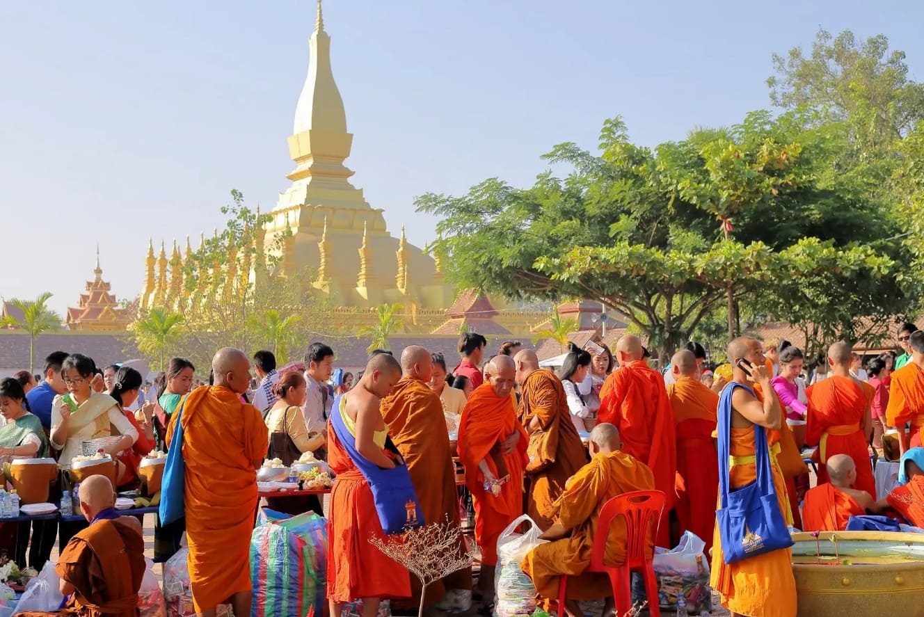 Lễ hội That Luang là sự kiện văn hóa – tôn giáo quan trọng của Lào