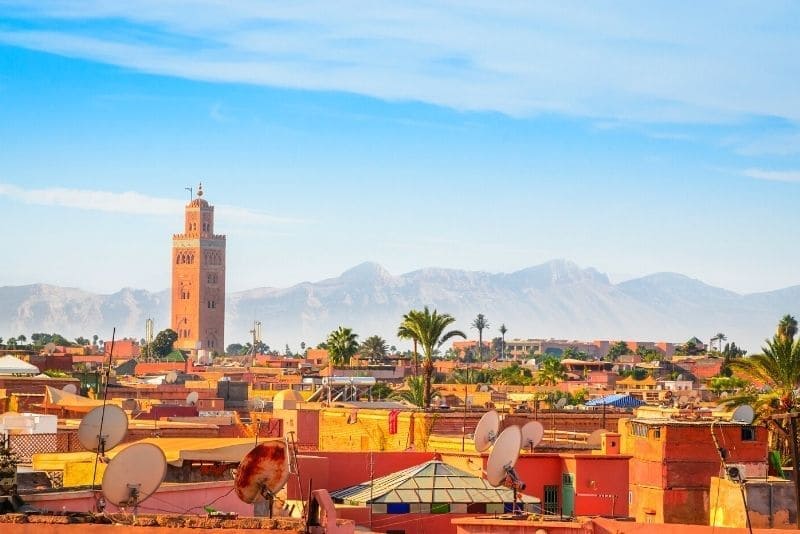 kinh nghiệm du lịch châu phi Marrakech nổi bật với nét cổ kính và không gian văn hóa đầy màu sắc